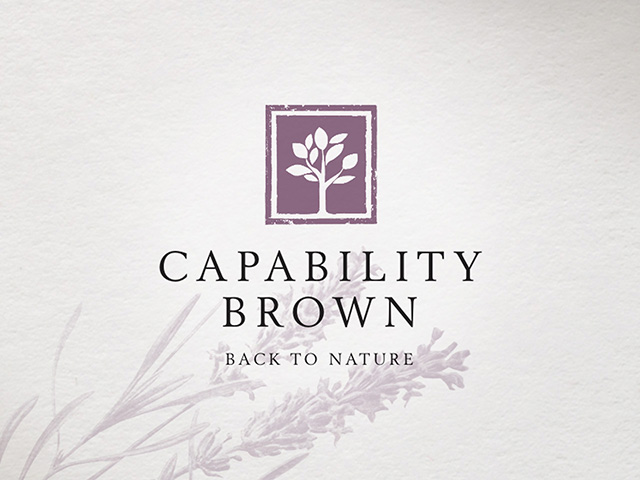 Capability Brown — Back to Nature logo