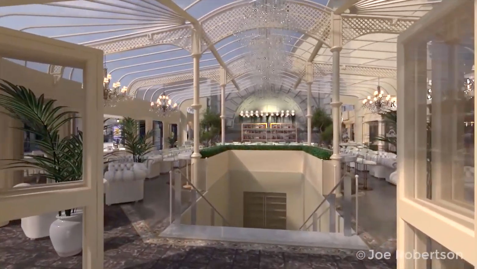 CGI fly-through of the proposed development