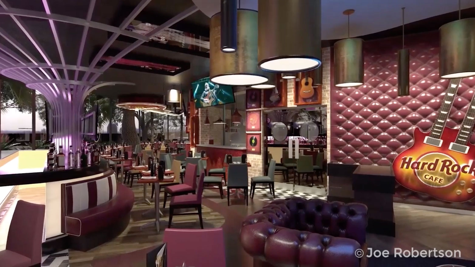 CGI fly-through of the proposed development