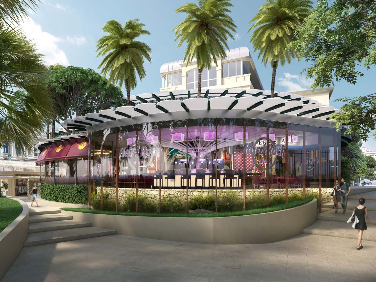 hard rock, monaco exterior